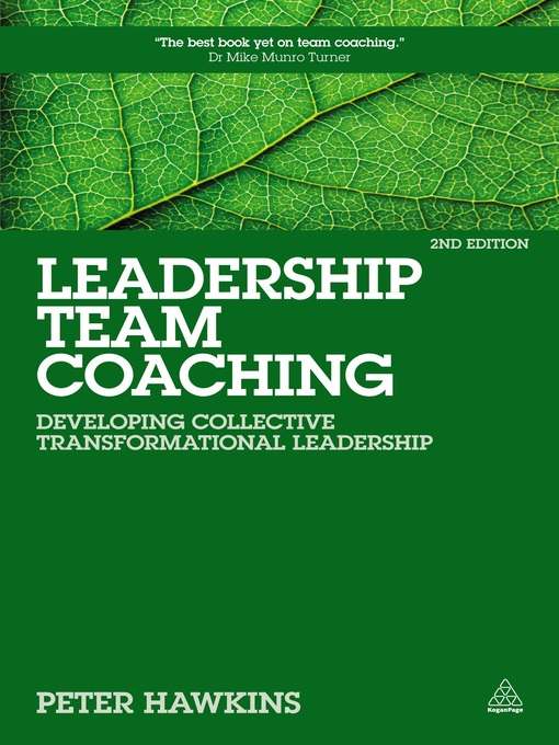 Title details for Leadership Team Coaching by Peter Hawkins - Available